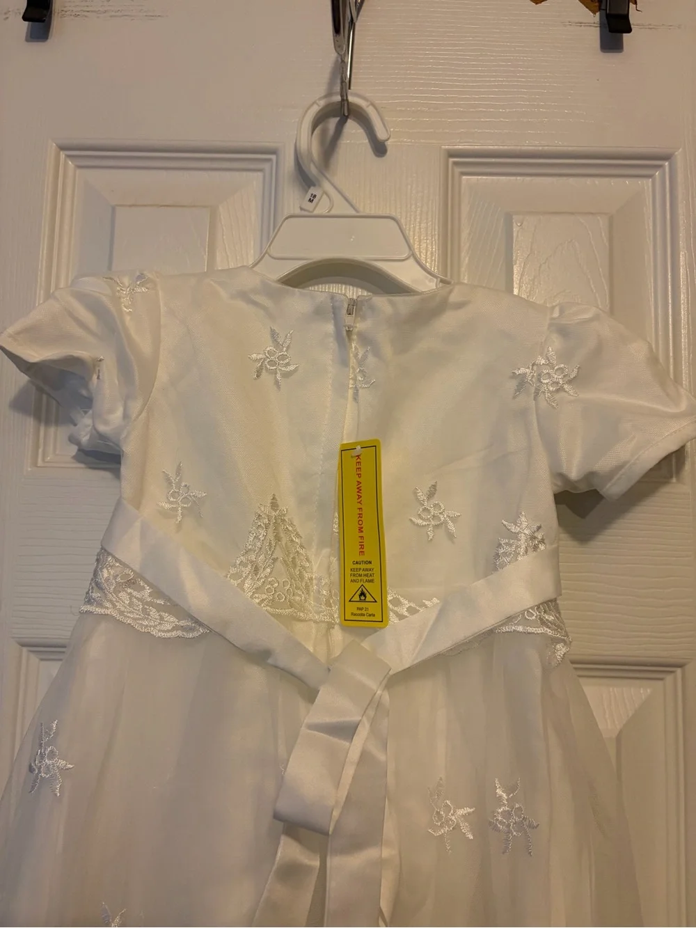 White Temple Infant👶🏻Christening/Blessing Dress👗Sz 12/18M